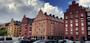 Stockholm, bâtiments colorés