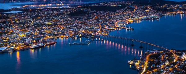 Ville de Tromso en Norvège